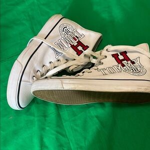 Tommy Hilfiger White High-Top Sneakers